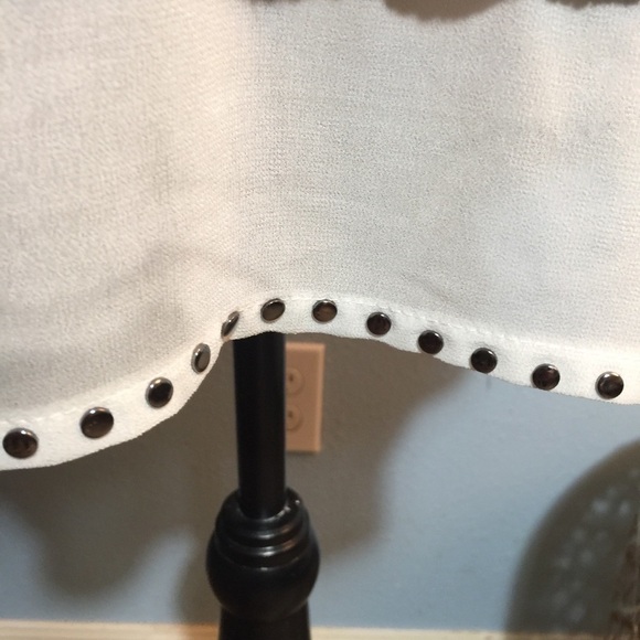 Style&Co studded neckline sheer bottom hem light weight sweater - Picture 7 of 8